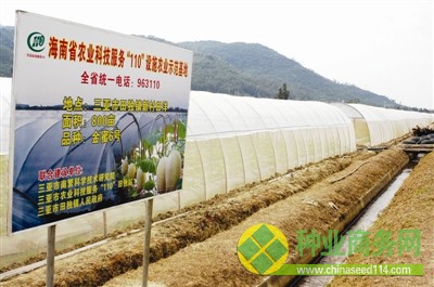 農業科技服務“110”設施示范基地
