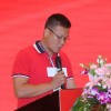 湖北省監利縣糧食協會會長陳勇做了《稻谷需求與糧食高產還要優質》的發言