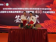 大手筆！這家種企簽了一份480萬元的玉米品種轉讓協議 (23?)