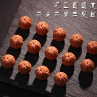 供應蘋果圓猴頭核桃串珠原料