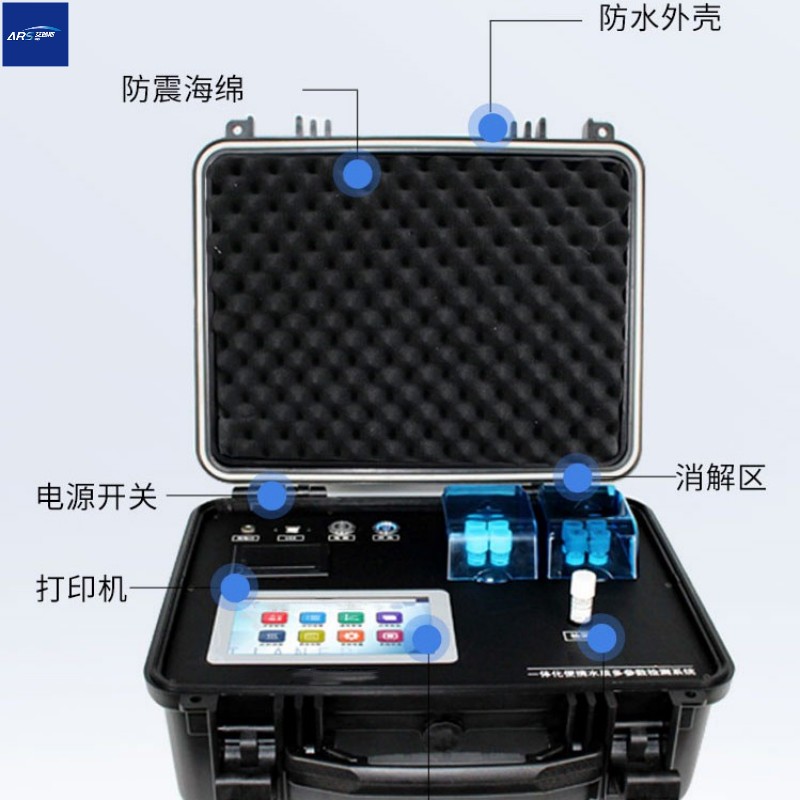 一體化便攜水質多參數檢測系統